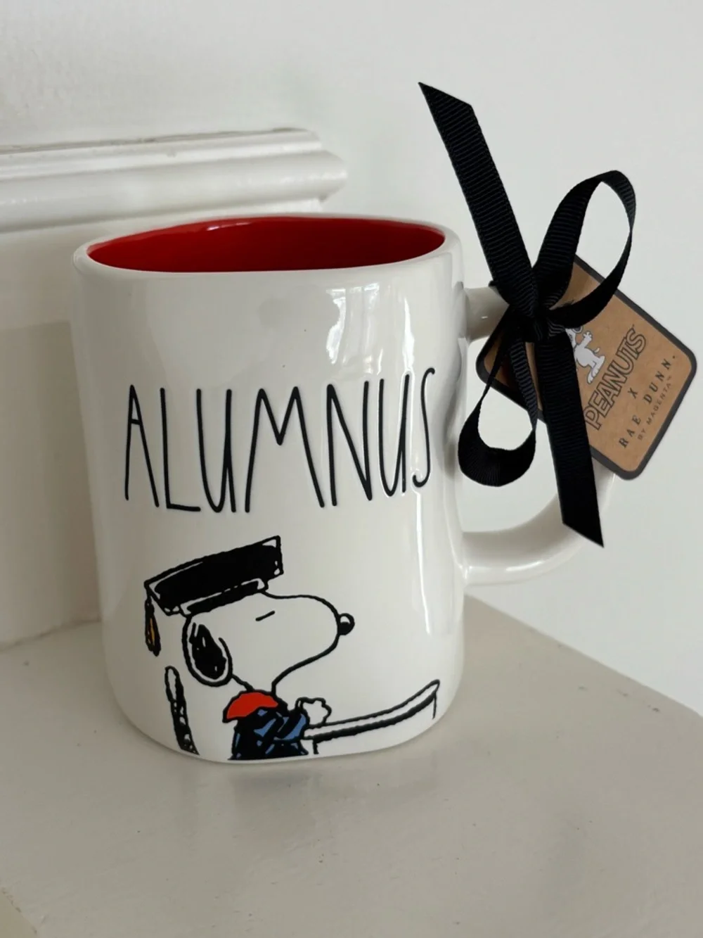 Rae Dunn x Peanuts Snoopy 'Alumnus' Graduation Mug